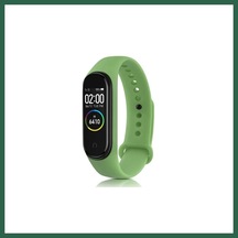 Bezos Mi Band 6 Uyumlu Klasik Kordon - Açık Yeşil Bzs01