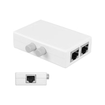 Cbtx UTP STP 2 Portlu RJ45 LAN Ağ Anahtarı Harici Ağ Switcher Box