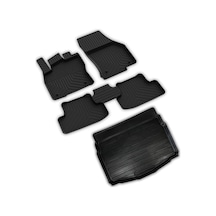 Ferrous Autoaccessories Volkswagen T Roc İle Uyumlu 4d Paspas Ve Alt 3d Bagaj Havuzu 2019 Ve Üstü Açık Bej