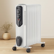 11 Dilimli Yağlı Radyatör Isıtıcı 2500w Ayarlı Termostat