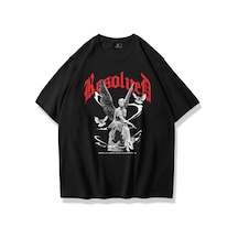 Tarzsokak Unisex Resolved Tshirt Siyah Siyah