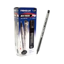 Tükenmez Kalem My-tech 0.7 Mm Iğne Uç Siyah 25'li Çok Renkli