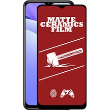 Xiaomi Redmi Note 9 4G Tam Kaplayan Mat Seramik Ekran Koruyucu