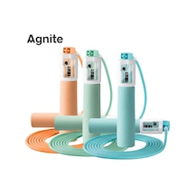 Agnıte Mekanik Sayaçlı Pvc Atlama İpi Sünger Saplı Fitness Egzersiz İpi Karışık