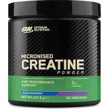 Optimum Nutrition Micronized Creatine Powder Blue Raspberry 247.5gr Aromalı