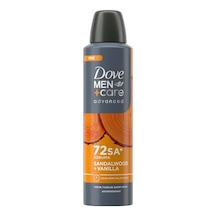 Men Care Advanced Erkek Deodorant 72 Saat Koruma Sandalwood Vanilla 150 Ml