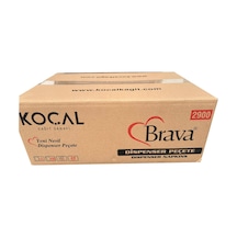 Koçal Masaüstü Tek Çek Çek Kağıt Dispenser Peçete - 2 Kat - 250 Adetlik 24 Paket / Koli