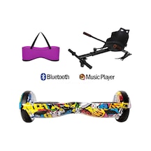 Citymate Elektrikli Kaykay Hoverboard Akıllı Denge 6.5 Inch + Hoverkart + Çanta Extrem49 Paket D01