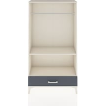 Arges Dolap 2 Raflı Tek Çekmeceli Tek Askılı 88x30x163 Aytaşı... Aytaşı