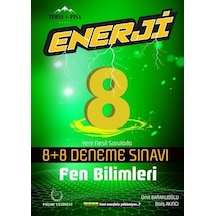 Palme 8. Sınıf LGS Enerji Fen Bilimleri 8+8 Deneme