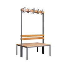 Ayakkabılıksız 4 Ayaklı Çift Taraflı Bank, 10 Kanca, 100x85x170 Cm, Spor Bankı