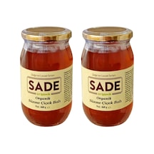 Sade Organik Süzme Çiçek Balı 460 Gr. 2 Li Paket