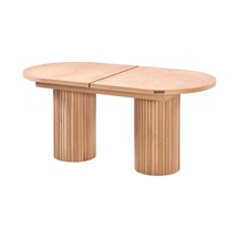 Masifart Mensa 160 Lık Oval Ptt Açılır Masa Cilasız Ham Ham