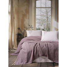 Cotton Box Spin Tek Kişilik Pike Takımı Mauve Lila