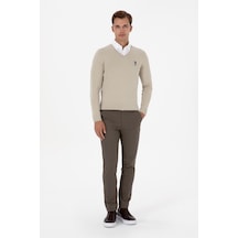 U.S. Polo Assn. Erkek Vizon Kanvas / Chino Pantolon 50311606-VR052 U.S. Polo Assn. Erkek Vizon Kanvas / Chino Pantolon 50311606-VR052