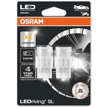 Osram T20 Tek Devreli Led Ampul Turuncu 12v 1 Takım-2 Adet