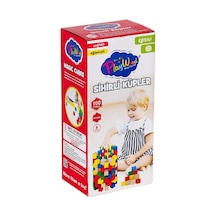 Ony-359 Ahşap Sihirli Küpler 100 Parça -onyıl Oyuncak