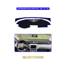 Volkswagen Passat 2006-2012 - B6/cc B7torpido Koruma Halısı Mavi Kenar