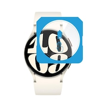 Samsung Galaxy Watch 6 44mm İçin 2'li Paket 2 Adet Kolay Kurulum Otomatik Hizalama Aparatlı Şeffaf 9h Sertliğinde Gerçek Temperli Cam Ekran Koruyucu Galaxy Watch 6 44mm Çok Renkli