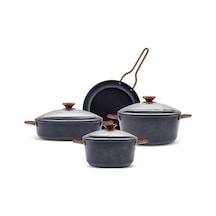 Karaca  Biodiamond Expert Rosegold 7 Parça Tencere Seti