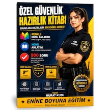 Özel Güvenlik Hazırlık Kitabı Büyük Boy Renkli Konu Anlatımı