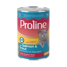 Proline Kedi Konserve Maması Somonlu Ve Alabalıklı 400 Gr