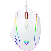 Blueforce Luxor Makro Atamalı Gaming Gamer Rgb Oyuncu Mouse 12800dpi Beyaz Driver Mevcut