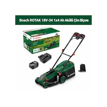 Bosch Rotak 18V-34 1x4AH Akülü Çim Biçme Makinesi - 06008B9N00