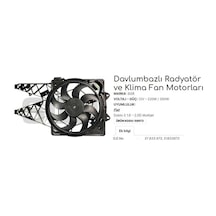 Fan Motoru Davlumbazlı Doblo 3 1.6-2.0 D Multıjet Klimalı 51833973