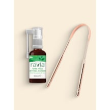 2'li Ürün- Ravla Nane Yağlı Bitkisel Karışım - 50ml / Ravla Dil Temizleyici 2'li Ürün- Ravla Nane Yağlı Bitkisel Karışım - 50ml / Ravla Dil Temizleyici