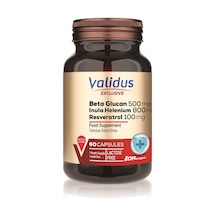Validus Exclusive Beta Glucan 500 Mg 60 Kapsül