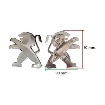 9815318677 Psa Grup Peugeot 2008 Arka Aslan Amblem Logo Monogram 98179002dx