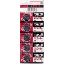 Maxell Cr2016 3V Lityum Düğme Pil 5'Li  Paket