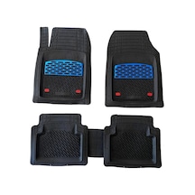 Safir Fiat Bravo Havuzlu Universal Paspas Krom Mavi