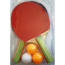 Masa Tenis Raketi 2'li 3 Adet Pinpon Topu