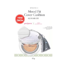 Perıpera Mood Fit Cover Cushion Spf50+ Pa++++ 02 Ivory Fit Perıpera Mood Fit Cover Cushion Spf50+ Pa++++ 02 Ivory Fit