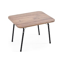 Exent 45x60 Cm Kamp Sehpası, Piknik, Bahçe Balkon Plaj Sehpası Katlanır Sehpa-atlantik Çam Çok Renkli