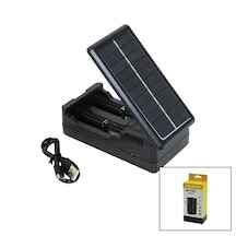 Lunaev Lı-ıon Charger Ms-tyn82 Solar - Güneş Enerjili 2li Pil Şarj Aleti 1200ma