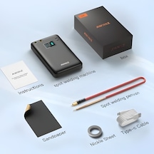 Awithz U2 7500mah Yüksek Güçlü Pil Punta Kaynak Makinesi 0.25mm Nikel Destekli, 99 Kademeli Hassas Ayar