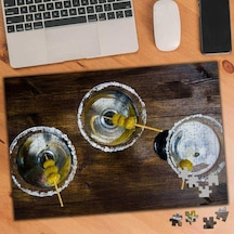 Zeytinli Martini Kokteyl 240 Parça Puzzle Yapboz-99303821