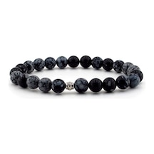Obsidyen Taşı Doğaltaş Bileklik 8 Mm. (550804726)