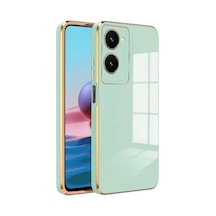 Vivo Y18 Uyumlu Kılıf Volet Silikon - Açık Yeşil