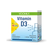 Voonka Kids Vitamin D3 400 Iu Sprey Damla 20 Ml