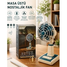 Kalemhane Nostalji Masa Üstü Büyük Boy Fan