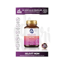 Selevit Mom Multivitamin Multimineral ve Omega 3 30 Kapsül