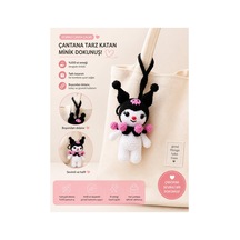 Besıng Amigurumi Çanta Çalmı El Yapımı Çanta Süsü Boyundan Dolamalı Çanta Aksesuarı Çok Renkli