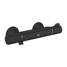 Grohe Grohtherm 800 Termostatik Duş Bataryası Mat Siyah - 1022022430 Siyah