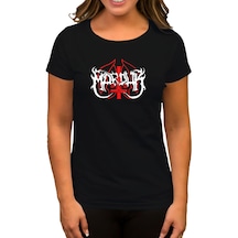 Marduk Logo Siyah Kadın Tişört