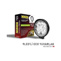Niken Calışma Lambası 9 Ledli Yuvarlak Eco Seri 27-22w 12v 24v 052 002 03 01