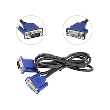 Vga Uzatma Kablosu Erkek / Dişi Vga Kablo 1.5M
